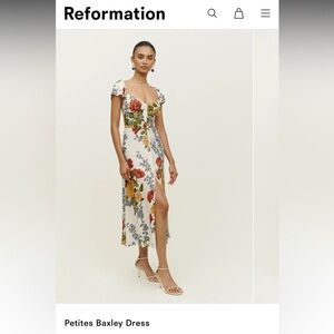 Reformation Multicolor Floral Maxi Dress